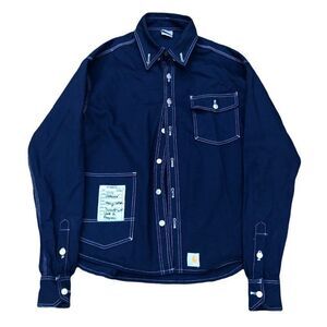 CARHART Workwear Heavy Cotton Jacket Navy Blue Large Oversized